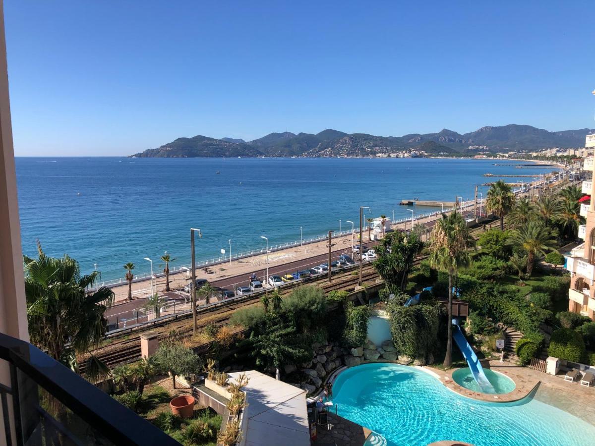 Cannes Apartment With Sea View, Aircondition And Parking Kültér fotó